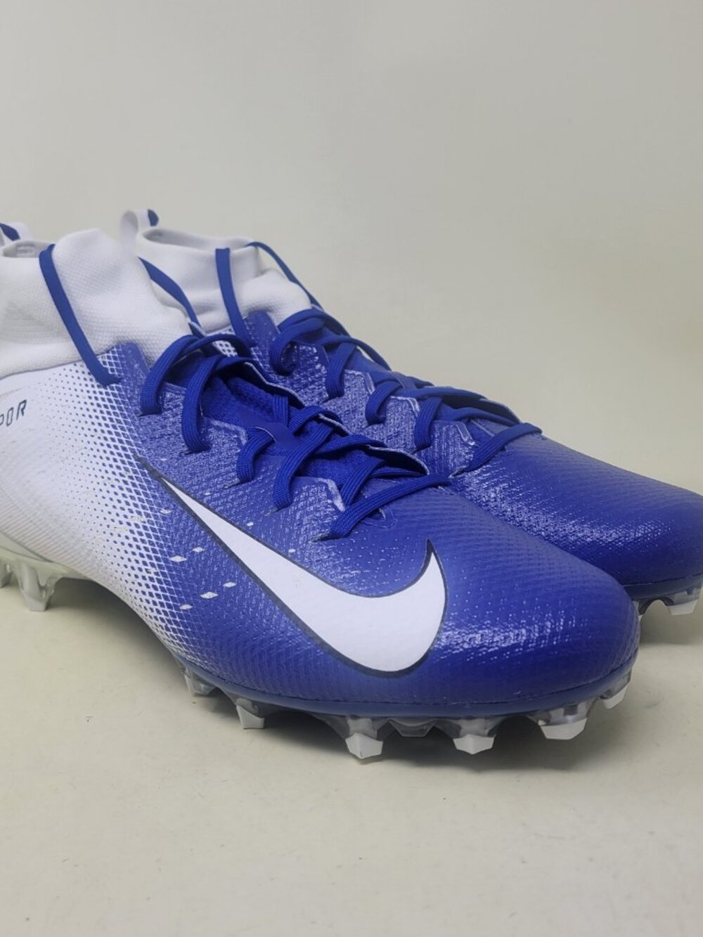 Nike Vapor Untouchable Pro 3 Football Cleats AO3021-145 Royal Blue White Size 15